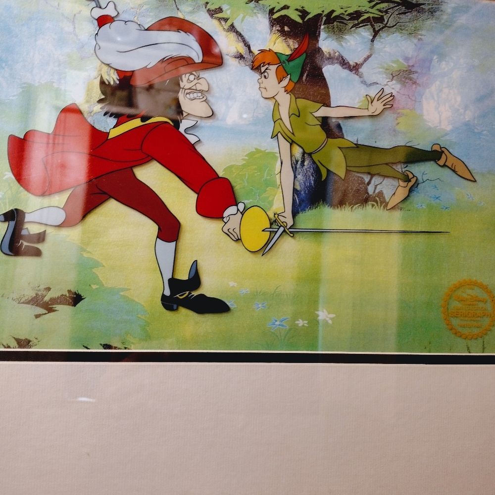Walt Disney Peterpan serigraph
